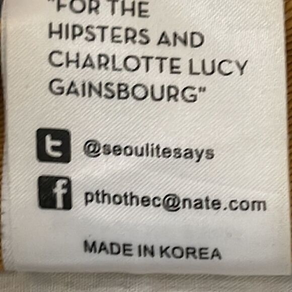 Vintage Charlotte says jeans made in Korea Hipster And Charlotte Lucy Gainsbourg - Picture 9 of 9